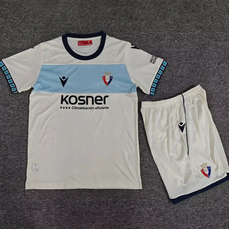 2026-27 Kids Osasuna away white Soccer Jersey