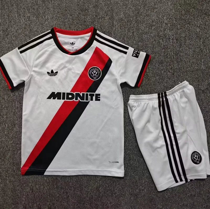 2026-27 Kids Sheffield United away white Soccer Jersey