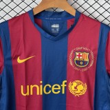 2007-2008 Mens Retro Barcelona home soccer Jersey
