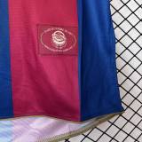 2007-2008 Mens Retro Barcelona home soccer Jersey