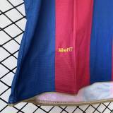 2007-2008 Mens Retro Barcelona home soccer Jersey
