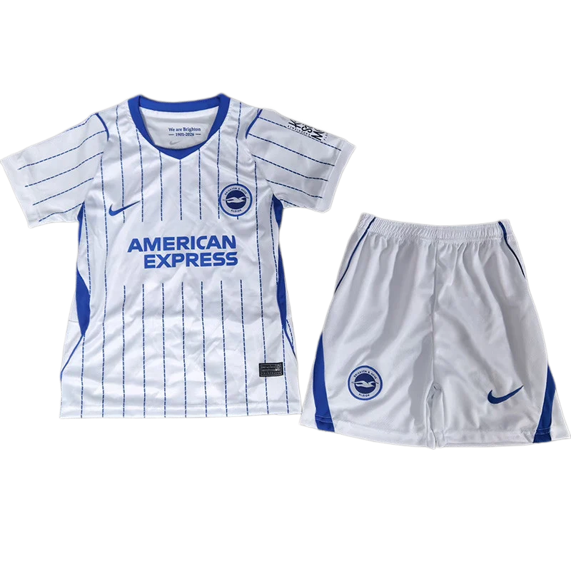 2026-27 Kids Brighton away white Soccer Jersey