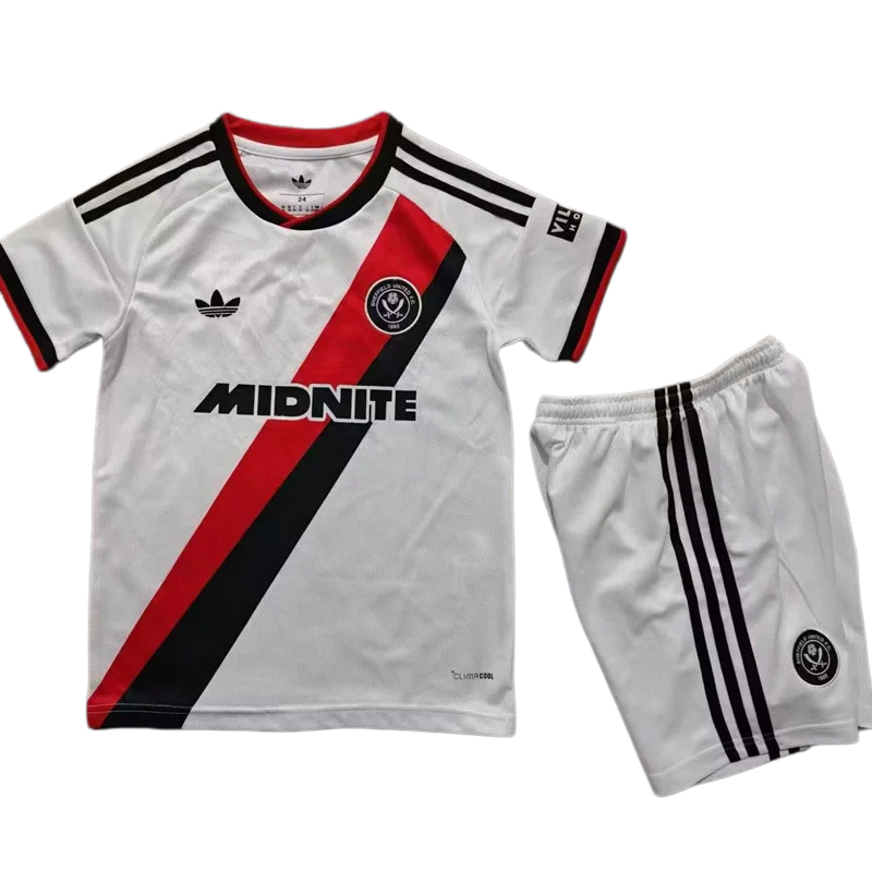 2026-27 Kids Sheffield United away white Soccer Jersey