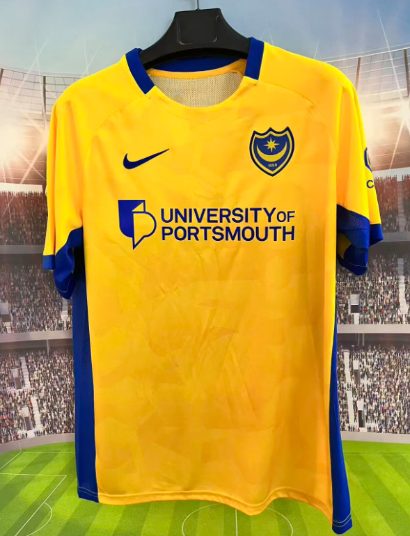 2026-27 Mens Portsmouth away yellow Soccer Jersey