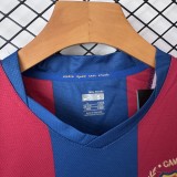 2007-2008 Mens Retro Barcelona home soccer Jersey