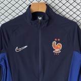 2026-27 France  cyan Windbreaker suit