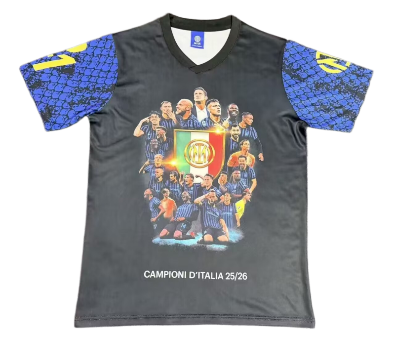 2026-27 Mens Inter Milan Champion Commemorative Edition soccer Jersey