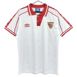 1998-2001 Mens Sevilla home white Retro Soccer Jersey