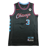2026 BULLS GIDDEY #3 Black City Edition Top Quality Hot Pressing NBA Jersey