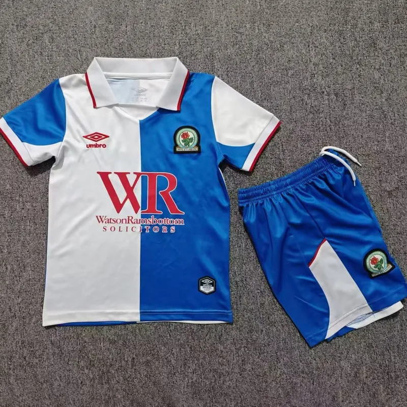 2026-27 Kids Blackburn Rovers home soccer Jersey