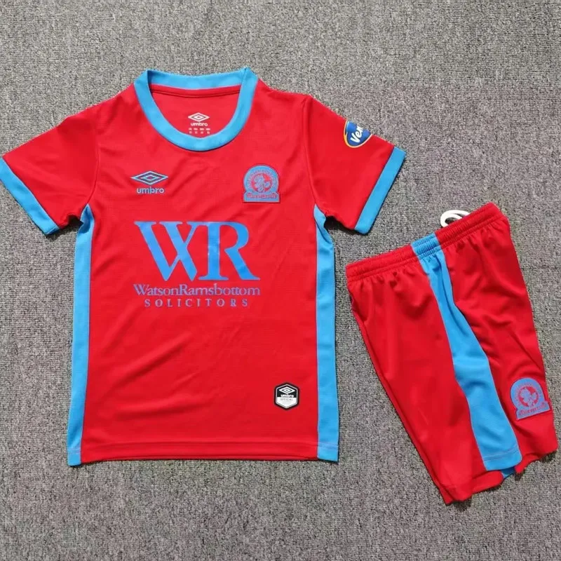 2026-27 Kids Blackburn Rovers away red soccer Jersey