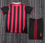 2009-2010 Kids AC Milan home Retro Soccer Jersey