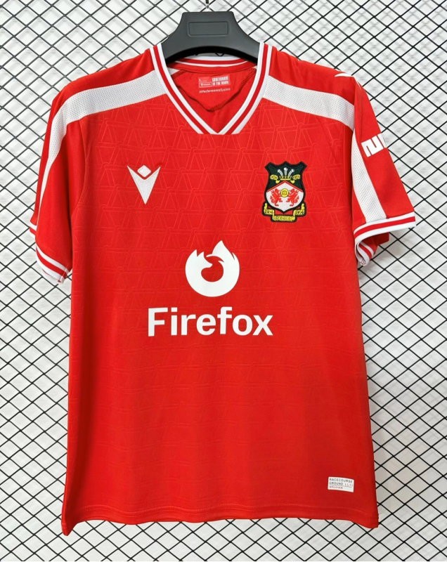 2026-27 Mens Wrexham FC home red soccer jersey