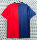 1996-1997 Mens Cagliari home red blue Retro Soccer Jersey