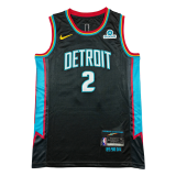 2026 PISTONS CUNNINGHAM #2 Black City Edition Top Quality Hot Pressing NBA Jersey