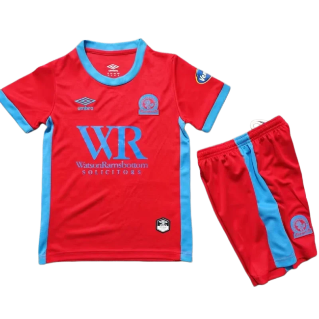 2026-27 Kids Blackburn Rovers away red soccer Jersey