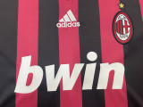 2009-2010 Kids AC Milan home Retro Soccer Jersey
