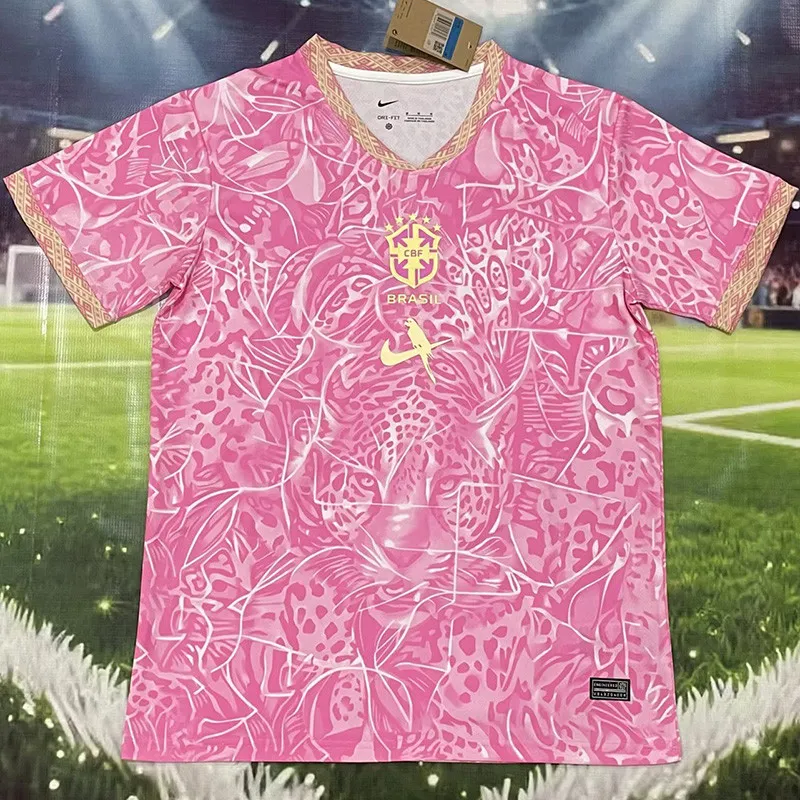 2026-27 Mens Brazil Special Edition Pink Training shirts