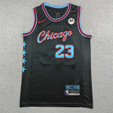 2026 BULLS JORDAN #23 Black City Edition Top Quality Hot Pressing NBA Jersey