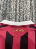 2009-2010 Kids AC Milan home Retro Soccer Jersey