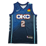 2026 OKC Thunder GILGEOUS-ALEXANDER #2 City Edition Top Quality Hot Pressing NBA Jersey