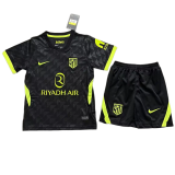 2026-27 Kids Atletico Madrid away black Soccer Jersey