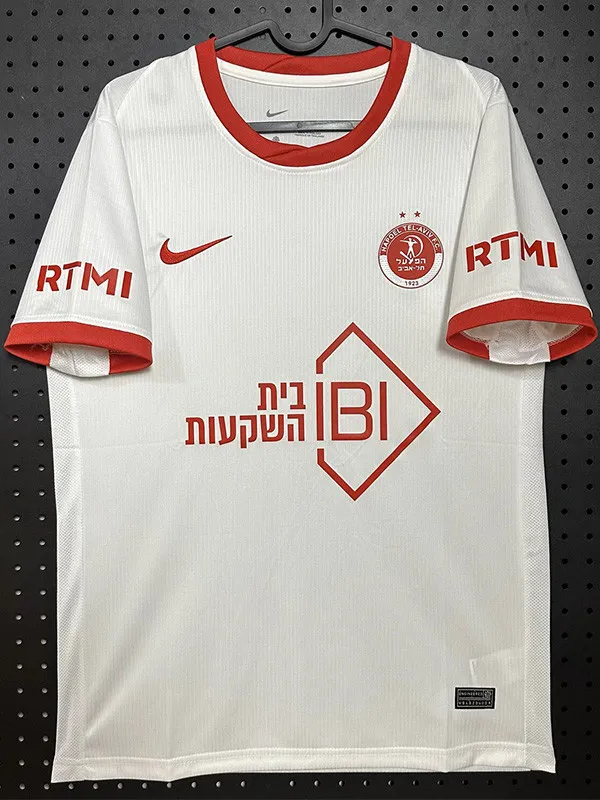 2026-27 Mens Hapoel Tel Aviv away white Fans Soccer Jersey