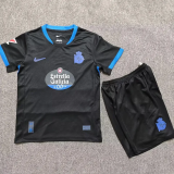 2026-27 Kids Deportivo La Coruna Away black soccer Jersey