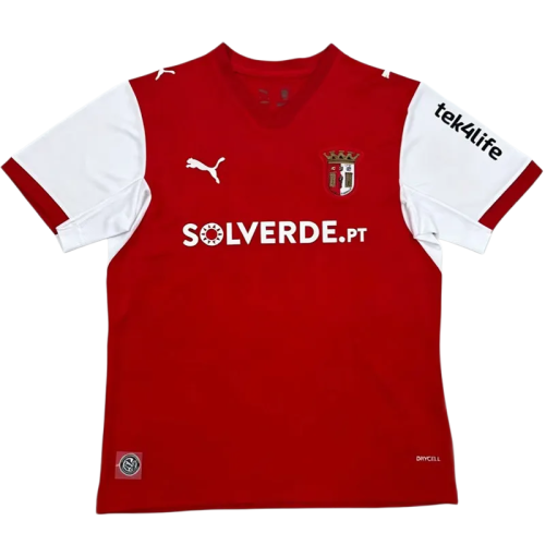 2026-27 Mens Braga home red soccer jersey