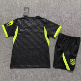 2026-27 Kids Atletico Madrid away black Soccer Jersey