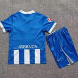 2026-27 Kids Deportivo La Coruna Home blue soccer Jersey