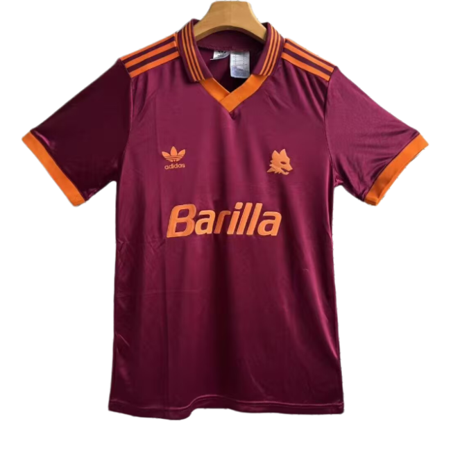 1992-1994 Mens Roma red home Retro soccer Jersey