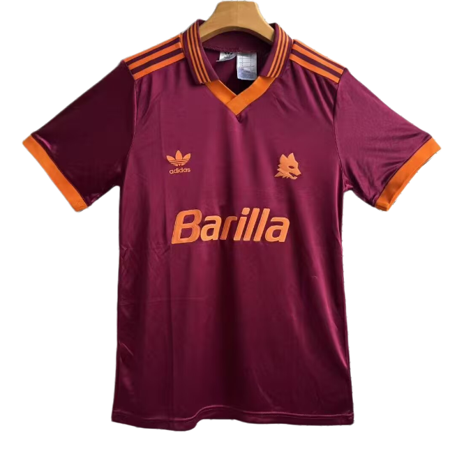 1992-1994 Mens Roma red home Retro soccer Jersey