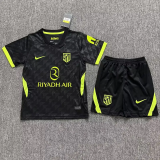 2026-27 Kids Atletico Madrid away black Soccer Jersey