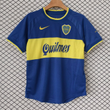 2000-2001 Mens Boca Home blue Retro Soccer Jersey