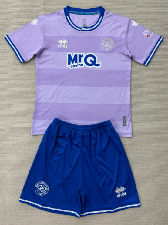 2026-27 Kids Queens Park away purple soccer jersey