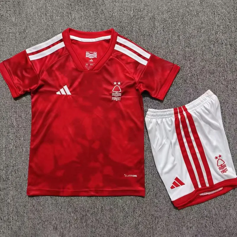 2026-27 Kids Nottingham Forest home red Soccer Jersey