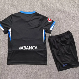 2026-27 Kids Deportivo La Coruna Away black soccer Jersey