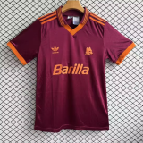 1992-1994 Mens Roma red home Retro soccer Jersey
