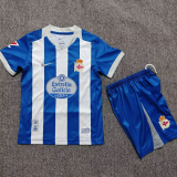 2026-27 Kids Deportivo La Coruna Home blue soccer Jersey