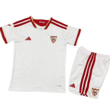 2026-27 Kids Sevilla home white soccer Jersey