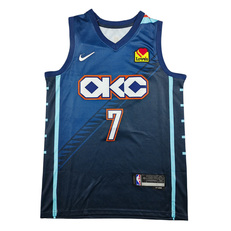 2026 OKC Thunder HOLMGREN #7 City Edition Top Quality Hot Pressing NBA Jersey
