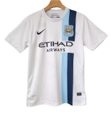 2013-2014 Manchester City Third Away white Retro Soccer Jersey