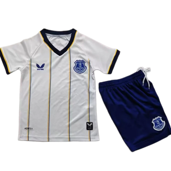 2026-27 Kids Everton away white Soccer Jersey