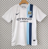 2013-2014 Manchester City Third Away white Retro Soccer Jersey