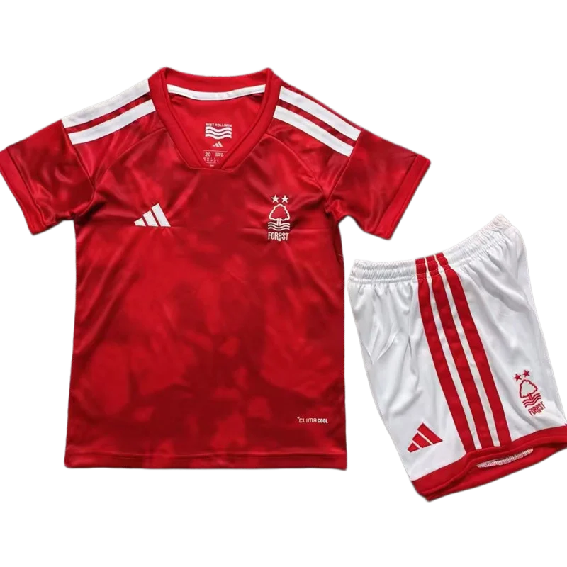 2026-27 Kids Nottingham Forest home red Soccer Jersey