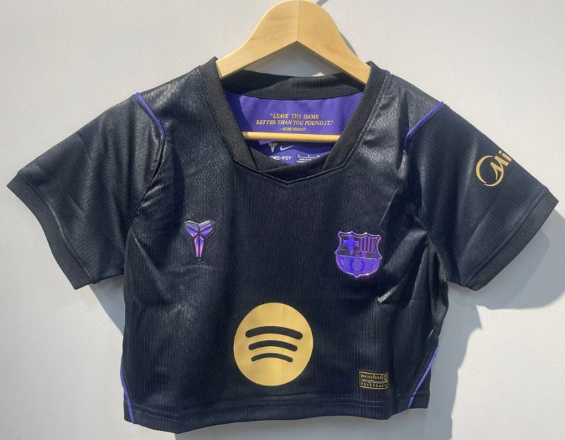 2026-27 Women Barcelona away black Cheerleader Shirt