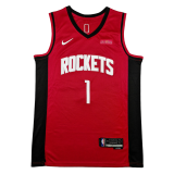 2025 ROCKETS THOMPSON #1 red Top Quality Hot Pressing NBA Jersey
