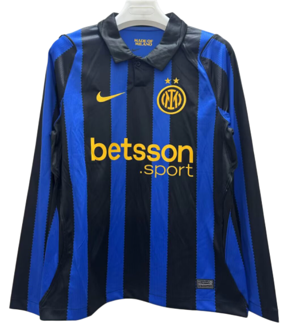 2026-27 Inter Milan Home Long Sleeve Soccer Jersey