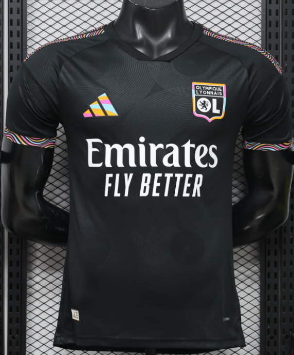 2026-27 Lyon third away black Player Version Soccer Jersey